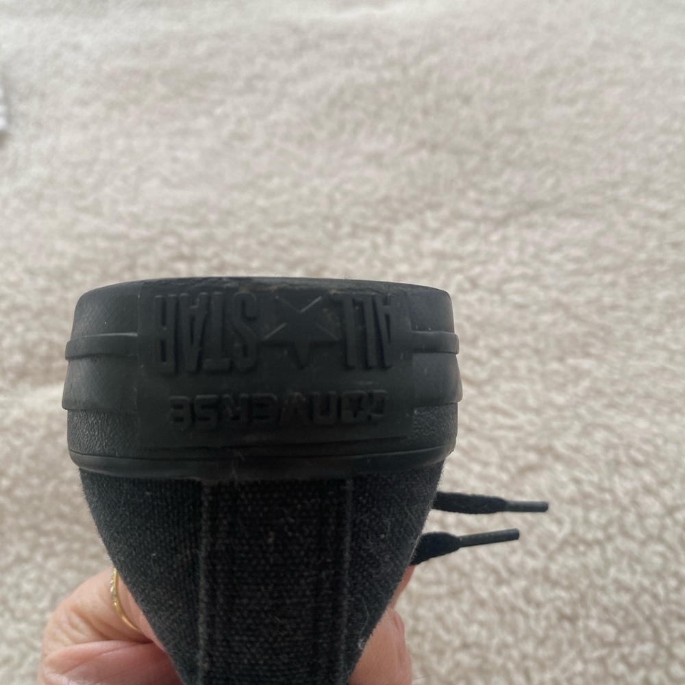 Converse black on black  High-Top Sneakers - Picture 4 of 6